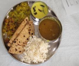 veg thali 80/-